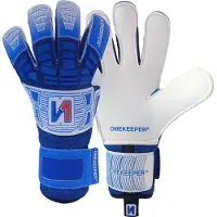 Onekeeper - Fusion Aqua - Keepershandschoenen - Maat 9 - Enkele Band - Antislip - Fusion Vinger - Rubber Punchzone