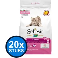 Schesir 20x - Kattenvoer - Droogvoer - Onderhoud Kip - 400g