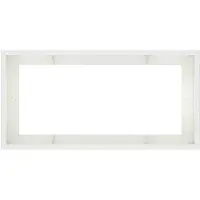 vidaXL Keermuur 6 st 200 x 100 x 50 cm Staal Wit