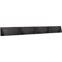 vidaXL Keermuur 4 st 100 x 12 x 40 cm Staal Zwart