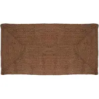 vidaXL Gebied Tapijt Grijs 80 x 200 cm Jute