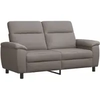vidaXL Bankstel 2 pcs Taupe Stof