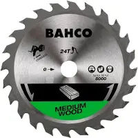 Bahco Tandzaag van BAHCO voor hout, geschikt voor cirkelzagen, 160mm, voor middelhard hout, modelnummer 8501-160-20-24C