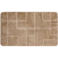 Dywany Łuszczów Zachte Beige Badkamermat 50x80 cm - Antislip & Wasbaar