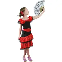 Vegaoo - Flamenco danseres outfit voor meisjes