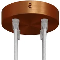 Creative Cables Krm574fras Metalen Cilindrische Lamp Plafondrozet Kit