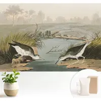 Wallfluent Fotobehang - Beige Vliesbehang - 104x70 cm - Een Vredig Landschap Fotobehang Vlies - Woonkamer behang Landschappen - Muurschildering - Woonkamer behang