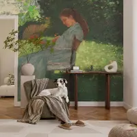 Coloray Vliesbehang - Groente Snellijm Behang - 312x219 cm - Zomerharmonie Fotobehang Vlies - Woonkamer behang Landschappen - Muurschildering - Woonkamer behang
