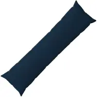 vidaXL Kussen met kussen HEERLEN Blauw 40 x 145 cm Microfiber Fleece