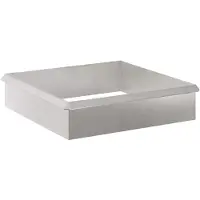 vidaXL Slakkenhek, 8 stuks, 100 x 3,5 x 25 cm, roestvrij staal, zilver
