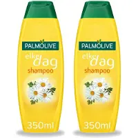 Palmolive 2 x - Shampoo - Elke Dag - Kamille-Extract - Voor Normaal Haar - 350 ml - Voordeelverpakking - 2 stuks