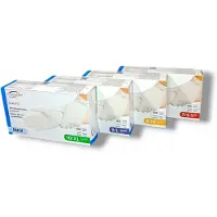 Hygonorm wegwerp handschoenen nitril - wit - maat M - 100 stuks - poedervrij - latex vrij!