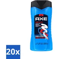 Axe 20 x - 3-in-1 Douchegel - Sport Blast - Energizing Citrus - Hydraterend - 250 ml - Voordeelverpakking - 20 stuks