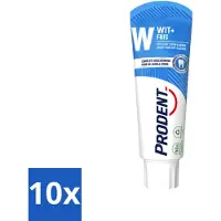 Prodent 10 x – Tandpasta – Wit + Fris – Complete Bescherming – 75 ml - Voordeelverpakking - 10 stuks