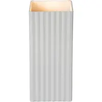 Atmooz - Ribble - Wandlamp - Wit - 18 cm - Rechthoekig - Woonkamer - Slaapkamer - Eetkamer
