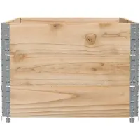 vidaXL Plantenbak 120x80 cm massief grenenhout