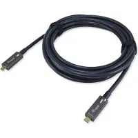 Equip 119463 USB-C naar C Active Optical kabel, M/M, 15m, PD 60W, 4K/60Hz, 10Gbps, Video+Data+PD