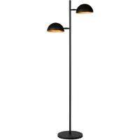 Atmooz Balade staande lamp – G9 – Vloerlamp – Tafel lamp – Zwart/Goud – Metaal – Hoogte: 162 cm