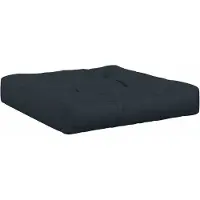 vidaXL 1-Piece Zitkussen VIANEN 100% Polyester Donkerblauw