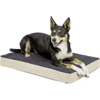 Kerbl Hondenmatras met traagschuim 80x50 cm beige en grijs 80326 online kopen