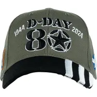 101 Inc 101inc Baseball cap D-Day 80 Years groen