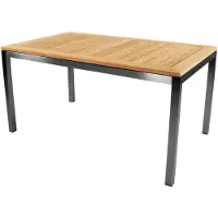 Lesli Living Tuintafel Marmaris RVS 152x90 cm