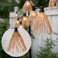 LumenXL Prikkabel set inclusief kappen in lichte naturel rotanlook, verkrijgbaar met verschillende LED lampen