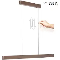 Highlight Quinn LED Hanglamp | 40W 2700K 3600lm | Dimbaar | Choco