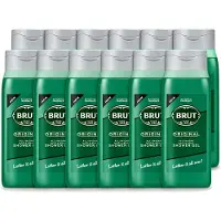 BRUT 12 x - Douchemiddel - All in One Haar en Body - Original - Verzorgend & Verfrissend - 500ml - Voordeelverpakking - 12 stuks