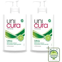 Unicura 2 x - Vloeibare Zeep Ultra - Verzorgend - 250 ml Pomp - Grootverpakking - Vaatwasstrips - Handzeep - Antibacteriële Handzeep - Hygiëne - Handverzorging - Natuurlijke Handzeep