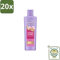 Unilever 20 x – Shampoo – Levendig Lang – 250 ml - Wasstrips - Haarversterken - Lang Haar Verzorgen - Biotine Shampoo - Haarbreuk Voorkomen - Gezond Haar