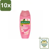 Palmolive 10 x – Douchescrub – Thermal Cherry Blossom – 250 ml - Wasstrips - Douchegel - Body Scrub - Exfoliatie - Huid Verzorging - Kersenbloesem