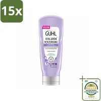 Guhl 15 x - Conditioner - Hyaluron+ Verzorging - 200 ml - Wasstrips - Haarverzorging - Hyaluron - Vochtigheid - Droog Haar - Gezond Haar