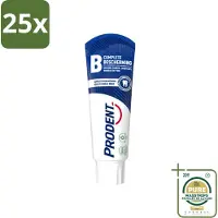 Prodent 25 x – Tandpasta – Complete Bescherming – Pro-Zinc Technologie – 75 ml - Wasstrips - Tandpasta - Mondgezondheid - Antibacteriële Tandpasta - Pro-Zinc - Fluoride