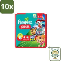 Pampers 10 x – Luierbroekjes – Baby Dry Pants Paw Patrol Maat 4 – 25 Luiers - Wasstrips - Baby Luier - Luierbroek - Droge Luier - Luier Voor Baby - Luier Broek