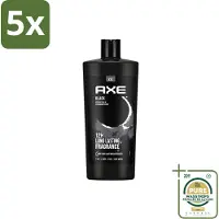 Axe 5 x – Douchegel – Black – 700 ml - Wasstrips - Douchegel - Douchegel Mannen - Douchegel Black - Douchegel Fris - Douchegel Stijl