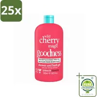 Treaclemoon 25 x – Douchegel – Wild Cherry Magic – 500 ml - Grootverpakking - Vaatwasstrips - Douchegel - Kersen Geur - Fruitige Geur - Zachte Huid - Reinigende Douchegel