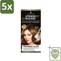 Schwarzkopf 5 x - Uitgroeiset - Goudbruin R2 - Wasstrips - Uitgroeiset - Haarverf - Uitgroeibehandeling - Goudbruin - Kleurverf