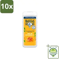 Le Petit Marseillais 10 x – Douche & Bad – Honing – 650 ml - Grootverpakking - Vaatwasstrips - Douche En Bad - Honing - Huid Verzorging - Schuim - Zachte Huid