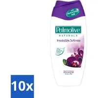 Palmolive 10 x Naturals - Douchecrème - Onweerstaanbaar Zacht - 250 ml - Voordeelverpakking - 10 stuks