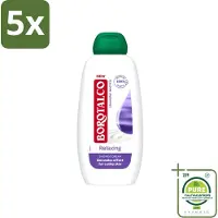 Borotalco 5 x - Douchegel - Relaxing - Lavender & Iris - 250 ml - Grootverpakking - Vaatwasstrips - Douchegel - Ontspanning - Lavendel - Iris - Huidverzorging