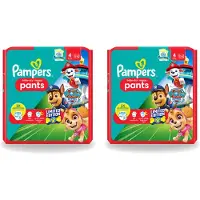 Pampers 2 x – Luierbroekjes – Baby Dry Pants Paw Patrol Maat 4 – 25 Luiers - Voordeelverpakking - 2 stuks
