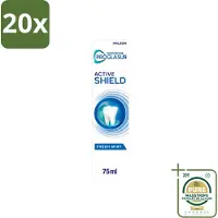 Sensodyne 20 x - Tandpasta - ProGlasur Active Shield - Fresh Mint - Frisse Munt - 75 ml - Wasstrips - Tandpasta - Glazuurbescherming - Gaatjesvoorkomen - Suikerzuren - Frisse Mond