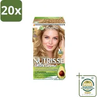 Garnier 20 x - Nutrisse Ultra Crème 9 - Haarkleuring - Zeer Lichtblond - Intens Voedend - Permanente Kleur - Wasstrips - Haarkleur - Haarverf - Voedend Haar - Permanente Haarkleur - Intense Kleur