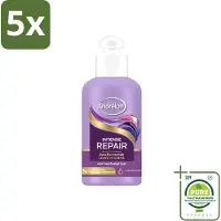 Unilever 5 x – Leave-In Crème – Intense Repair – 200 ml - Grootverpakking - Vaatwasstrips - Haarverzorging - Droog Haar - Beschadigd Haar - Hyaluronzuur - Leave-in Crème