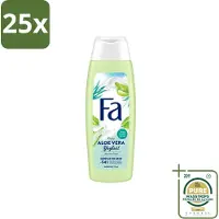 Fa 25 x - Douchegel - Yoghurt & Aloe Vera - 250 ml - Wasstrips - Douchegel Yoghurt Aloe Vera - Yoghurt Douchegel - Aloe Vera Douchegel - Verzorgende Douchegel - Hydraterende Douchegel