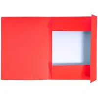 Exacompta 50x FOREVER bedrukte map met 3 kleppen - 280gm2 - 24x32 cm voor A4 - Rood - 448003E