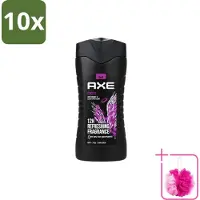 Axe 10 x – Douchegel – Excite – 250 ml - Bulkverpakking - Douchegel - Douchemop - Frisheid