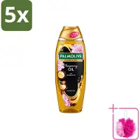 Palmolive 5 x – Douchegel – Thermal Pampering Oil – 650 ml - Bulkverpakking - Douchegel - Douchemop - Huidverzorging