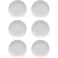 Lubiana Hotel Boss Platte Borden 28 cm Wit - Set van 6